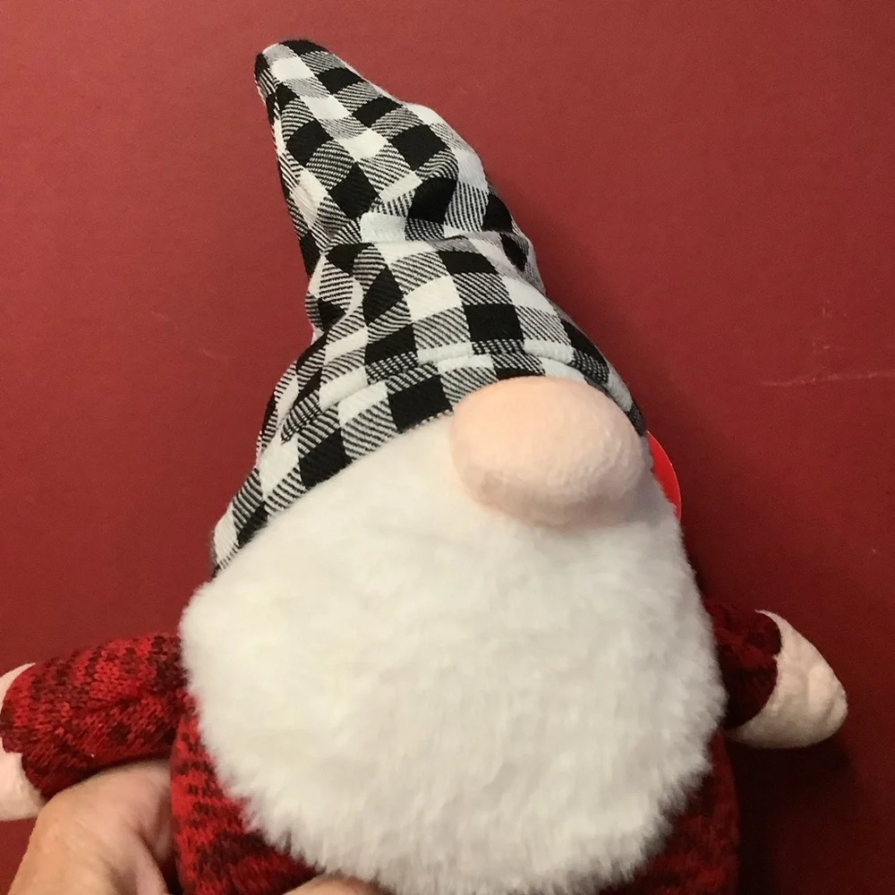 Pet Shoppe SANTA Plush Dog Toy Push Belly& My Hat Pops Up Legs Pull Back & Forth